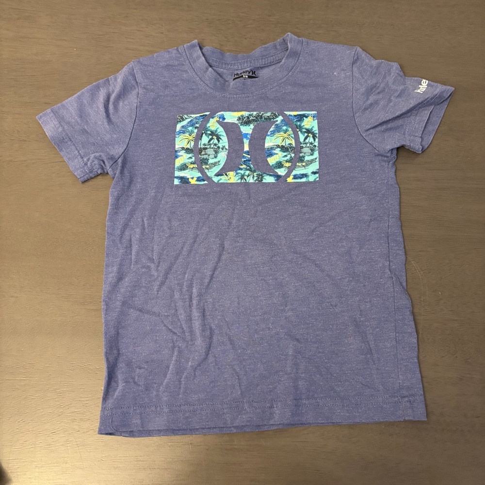 Boys Blue Hurley Graphic Tee Size 5/6